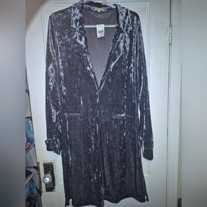Nwt Kate & Sam Crushed Velvet Longline Cardigan/Jacket XL